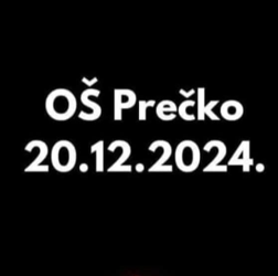 Mirno okupljanje ispred OŠ prof. Filipa Lukasa 23.12.2024.