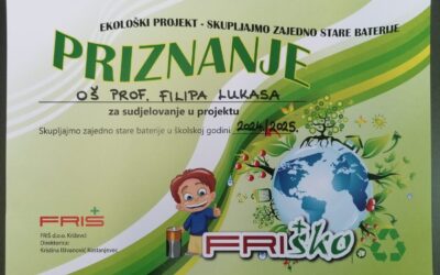 ZAVRŠETAK AKCIJE SKUPLJANJA STARIH BATERIJA