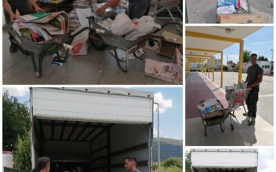 SKUPLJANJE I ODVOZ STAROG PAPIRA NA KRAJU NASTAVNE GODINE