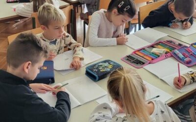 Prvi susret 1. a razreda sa školskom knjižnicom