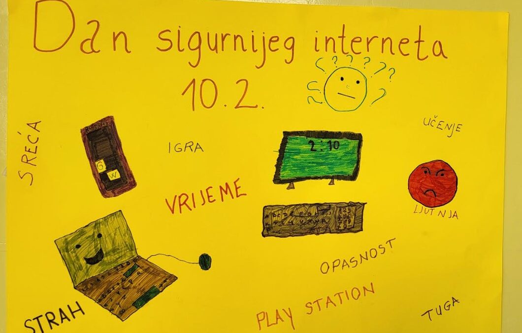 Prvi a razred obilježio Dan sigurnijeg interneta