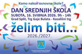 Dan srednjih škola 2026. godine – NOVI TERMIN ZBOG NAJAVLJENOG NEVREMENA